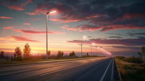 Lampadaire solaire route : sécurité et autonomie énergétique